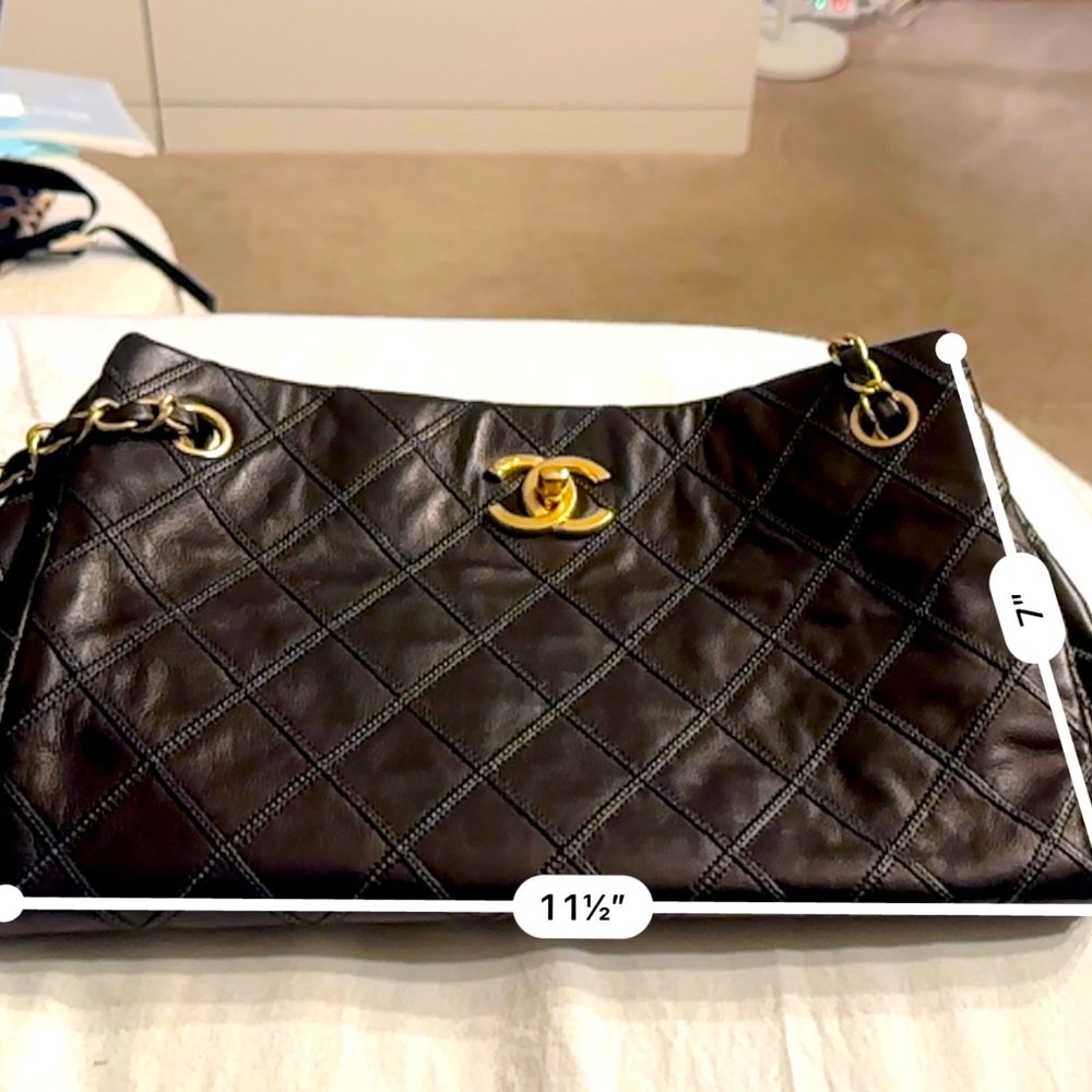 Chanel vintage Mademoiselle cc tote